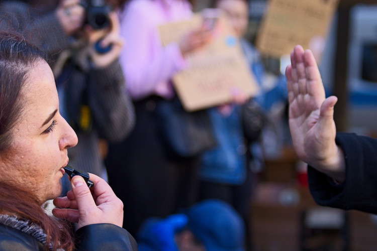 FOTOGALERIE: Kočárky i klepeta. Pochod pro život měl v Praze divoký průběh