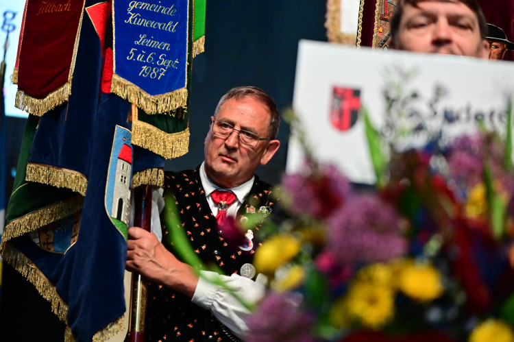 FOTO: Kultura, emoce a protesty. Tak vypadal sjezd sudetských Němců v Brně