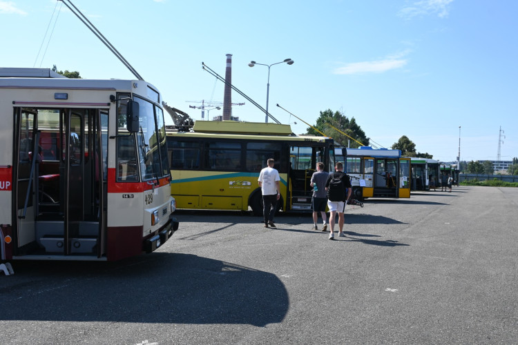 Trolejbusové oslavy v Plzni