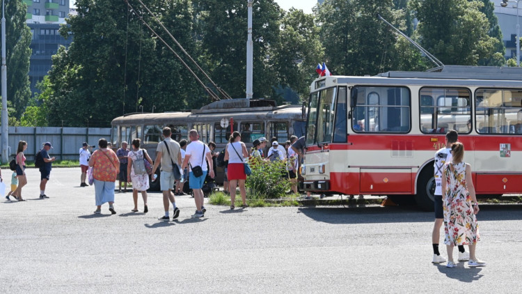 Trolejbusové oslavy v Plzni
