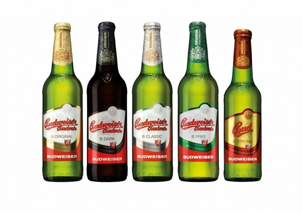 Nový design obalů produktů pivovaru Budějovický Budvar