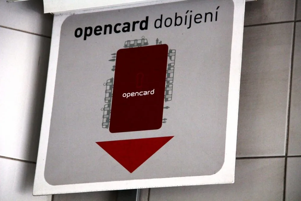Dobíjení - Open card