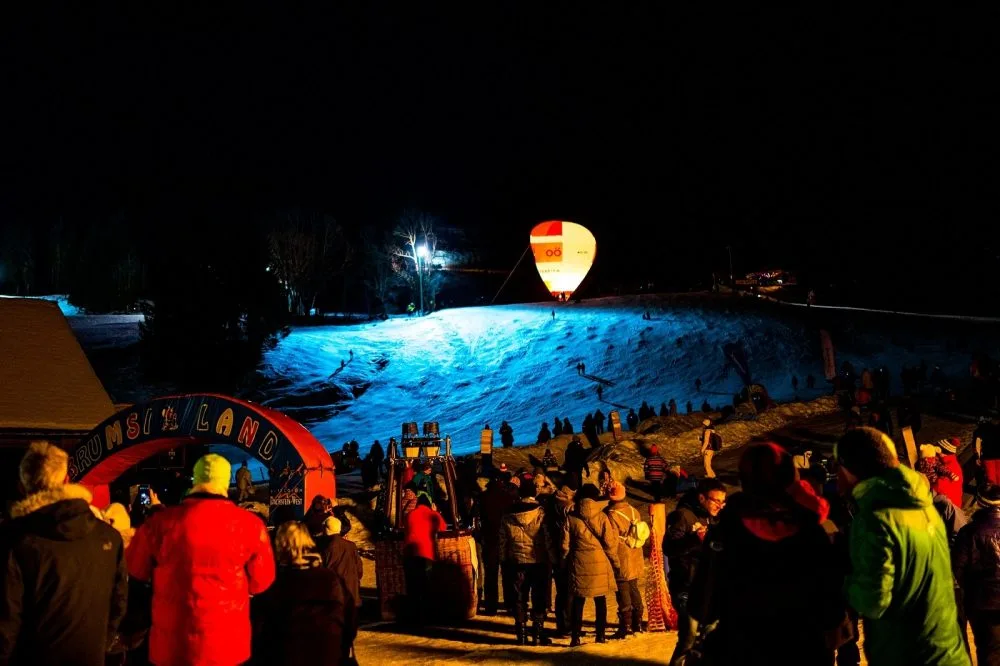 Závěrečná akce, tzv. noc balonů Foto: Jiří Částka
