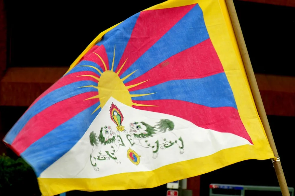 Tibetská vlajka, Ilustrační foto