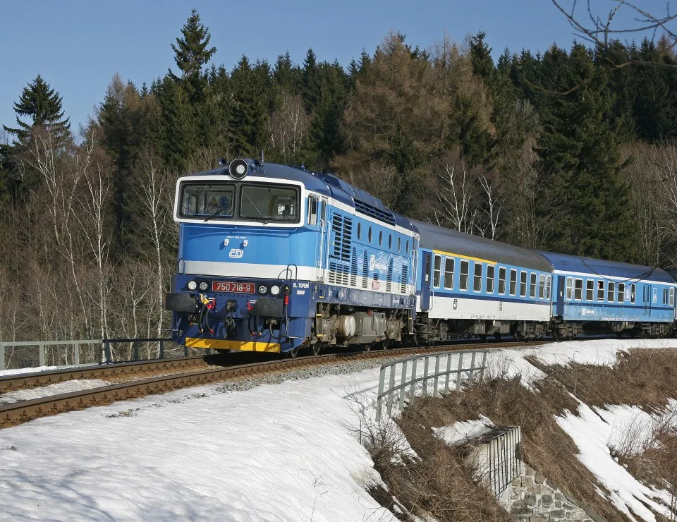 Lokomotiva na trati Zábřeh na Moravě – Jeseník