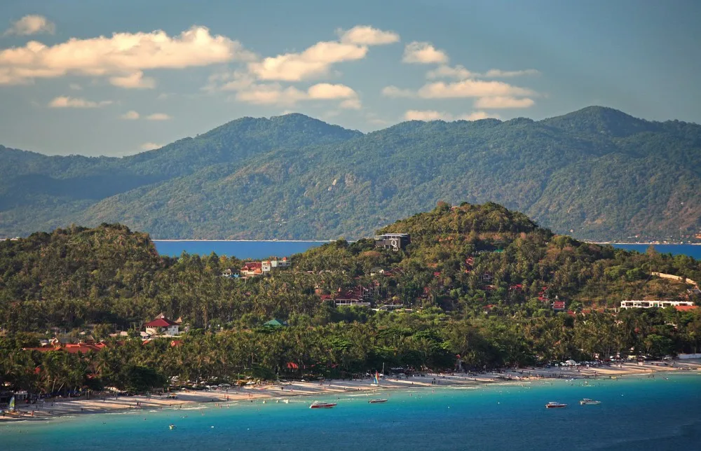 Ostrov Samui.