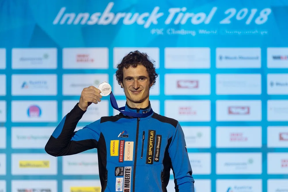 Adam Ondra v Innsbrucku.