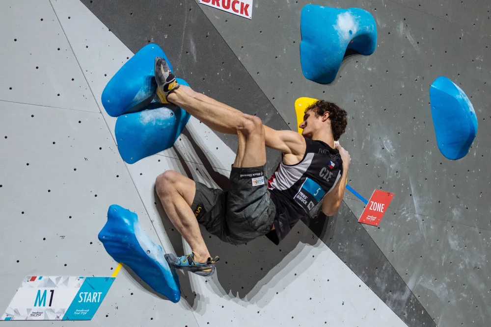 Adam Ondra v Innsbrucku.