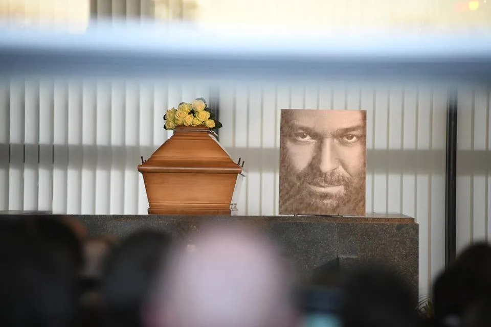 Pohřeb Jiřího Pomeje.