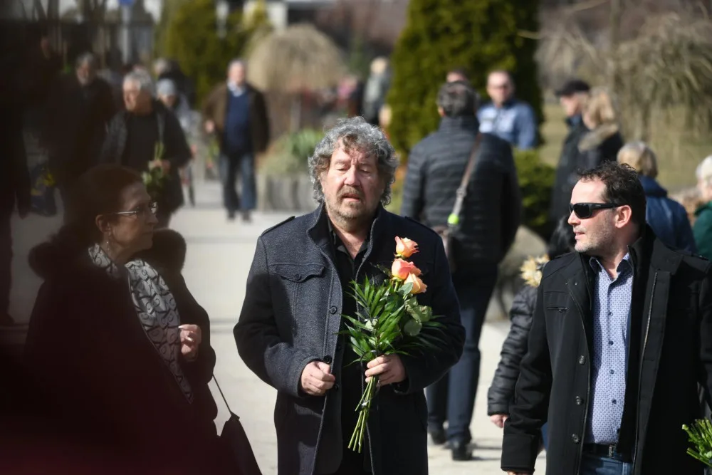 Pohřeb Jiřího Pomeje.