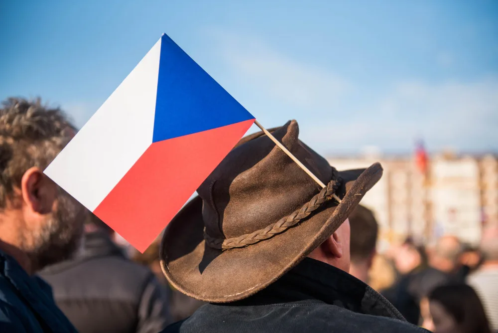 Demonstrace na Letné.