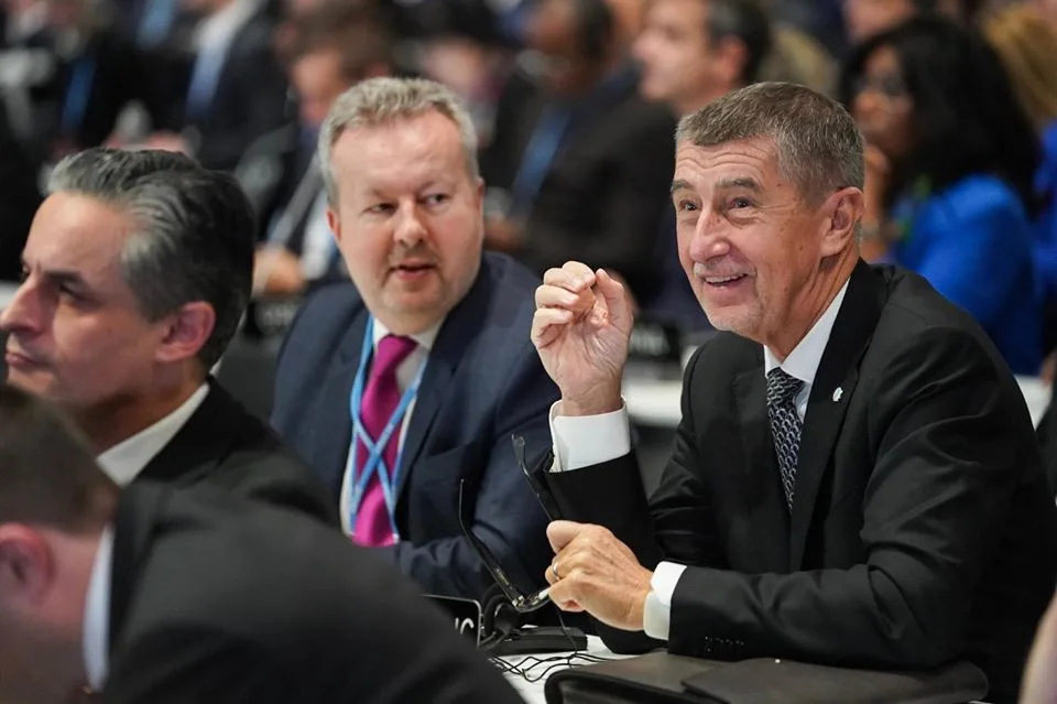 Andrej Babiš na klimatickém summitu.
