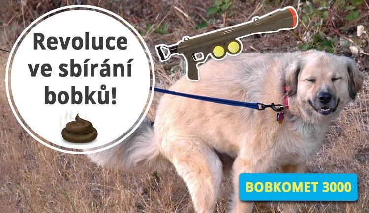 Bobkomet 3000 přináší revoluci ve sbírání bobků.