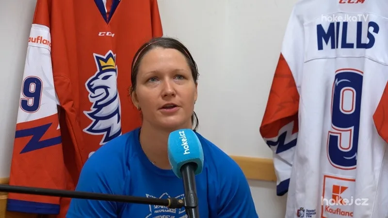 Chci, aby malé hokejistky měly i ženské vzory, přeje si Mills před olympiádou