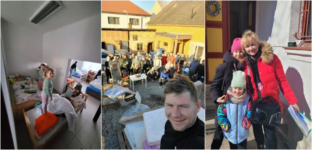 Plzeňský podnikatel spolu s přáteli upravil zchátralý dům pro ukrajinské maminky s dětmi, pracují i na dalších