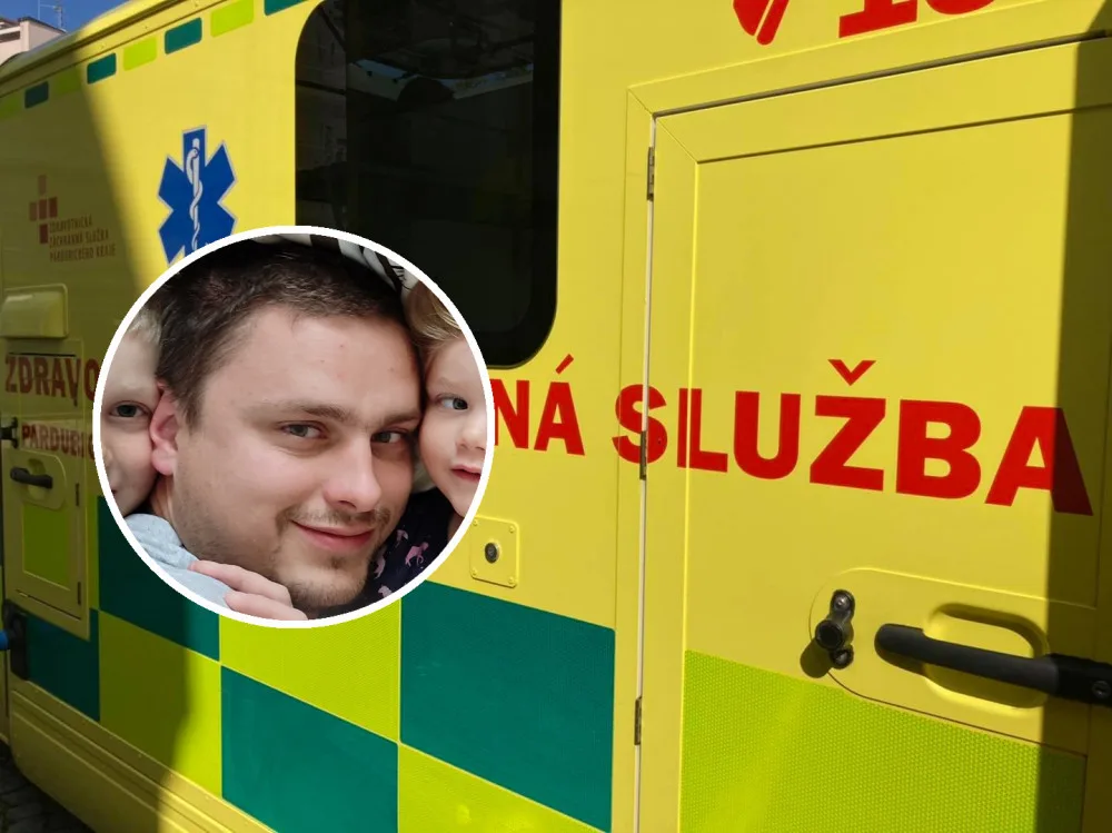Záchranář Lukáš přišel o manželku, doma má tři malé děti a hypotéku. Kolegové mu uspořádali sbírku.
