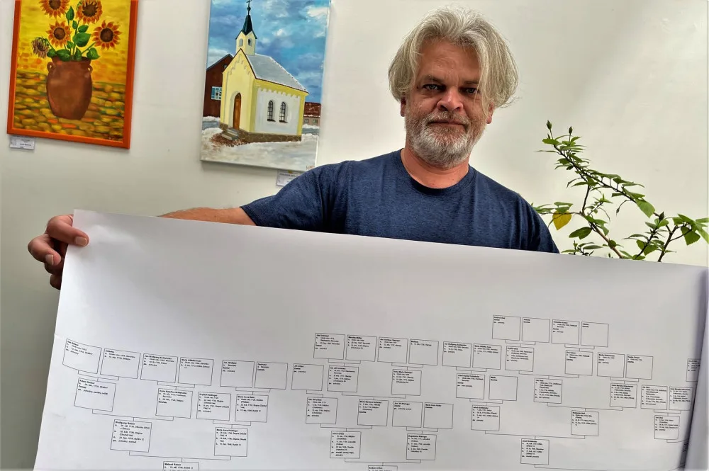 Vytváření rodokmenů a pátrání po dávných předcích mě baví i živí, říká příbuzný posledního plzeňského kata.