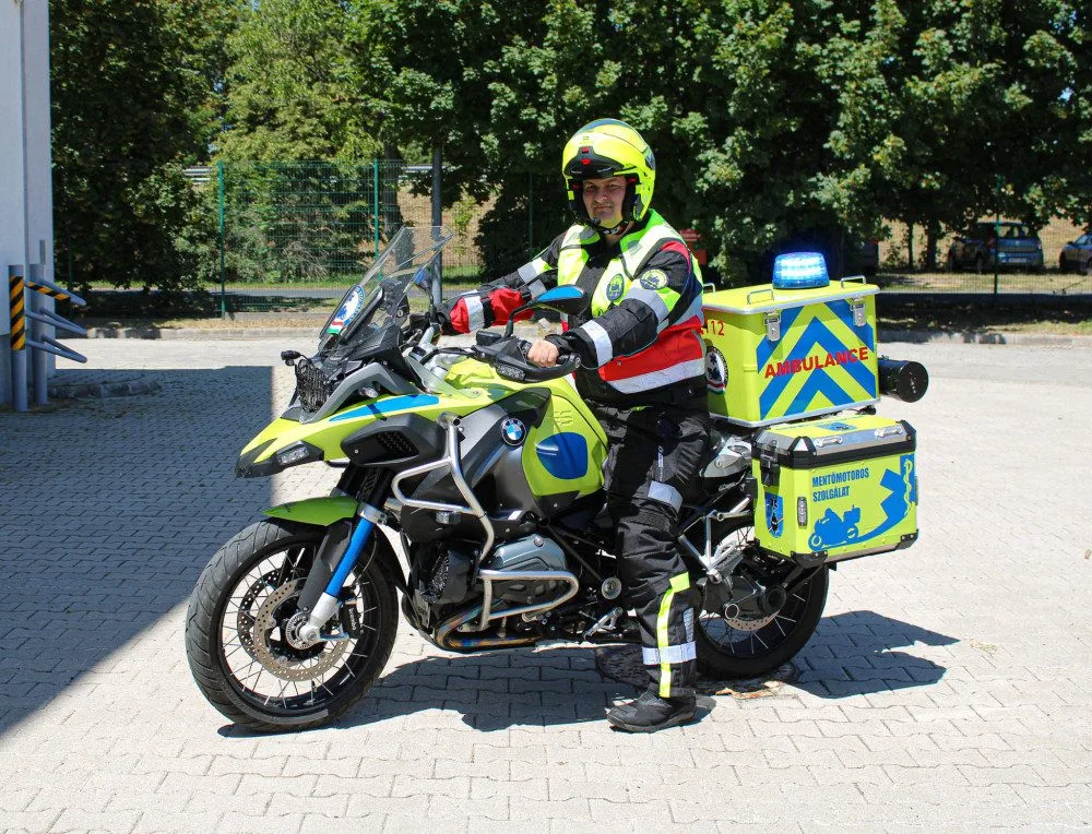 Každá minuta je rozhodující, říká motocyklový zdravotnický záchranář a pedagog na TUL Tomáš Dudich.
