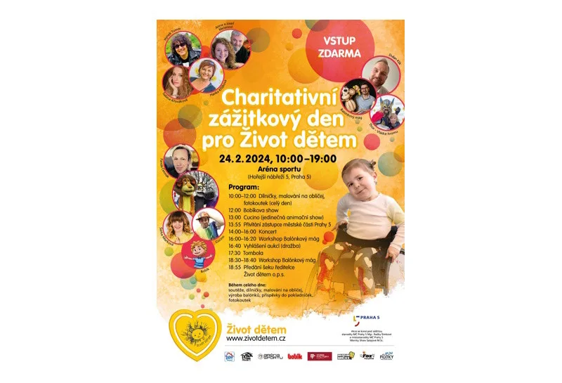 Přijďte v sobotu 24.2. do Arény sportu v Praze 5! Čeká vás celodenní zážitkový program!