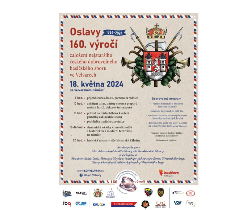 Dobrovolní hasiči existují už 160 let … a slaví!