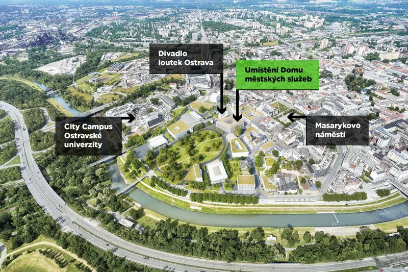 Ostrava plánuje stavbu nové správní budovy. Dům městských služeb vznikne na Černé louce