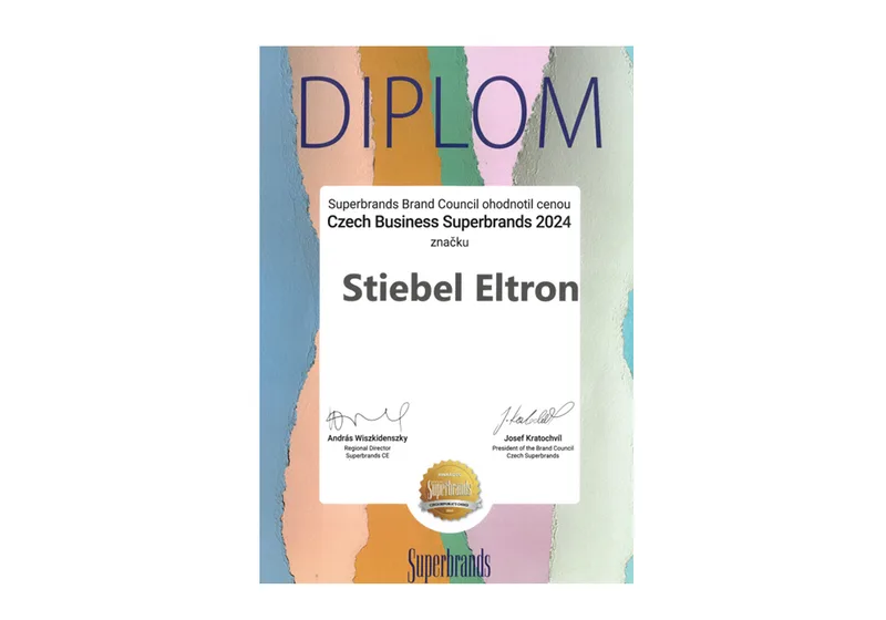 STIEBEL ELTRON získal ocenění Czech Business Superbrands 2024