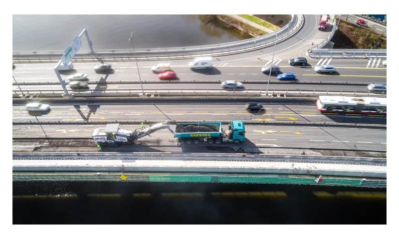 PORR odstartoval poslední dvě etapy rekonstrukce Barrandovského mostu