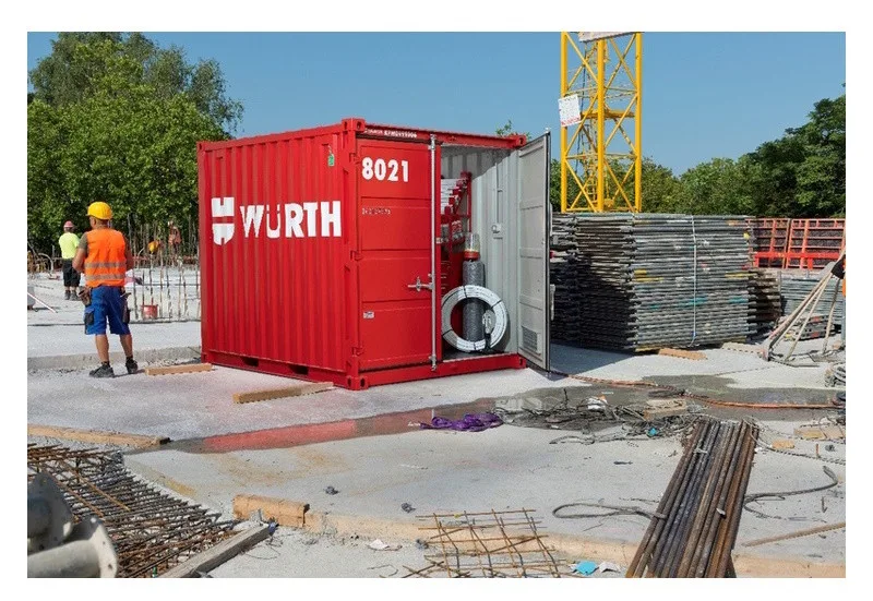 Mobilní prodejna Würth přináší nářadí a materiál přímo na stavbu