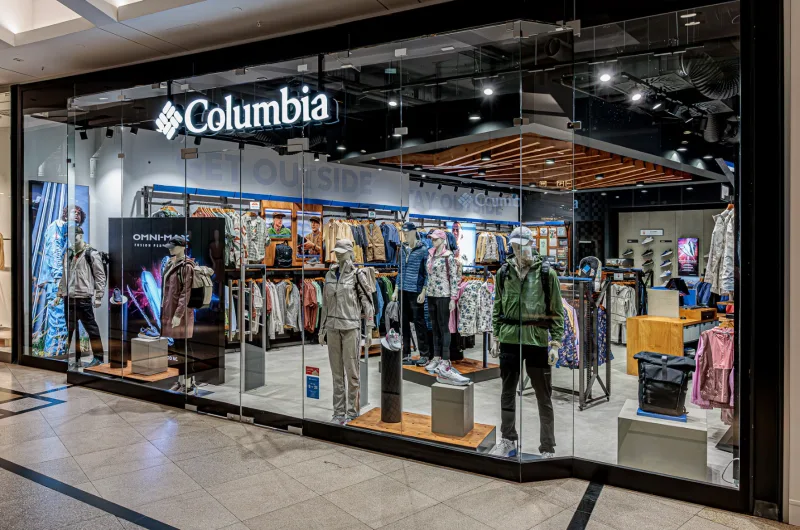 Columbia otevřela v pražském obchodním centru Palladium svoji značkovou vlajkovou prodejnu