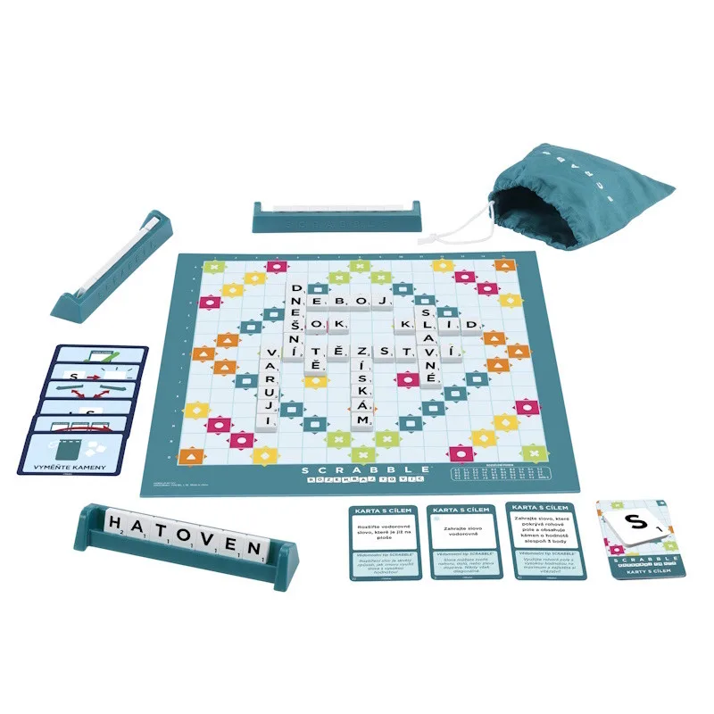 POPRVÉ PO 75 LETECH PŘEDSTAVUJE MATTEL NOVÝ ZPŮSOB HRANÍ KLASICKÉ HRY SCRABBLE - ROZEHRAJ TO VÍC!