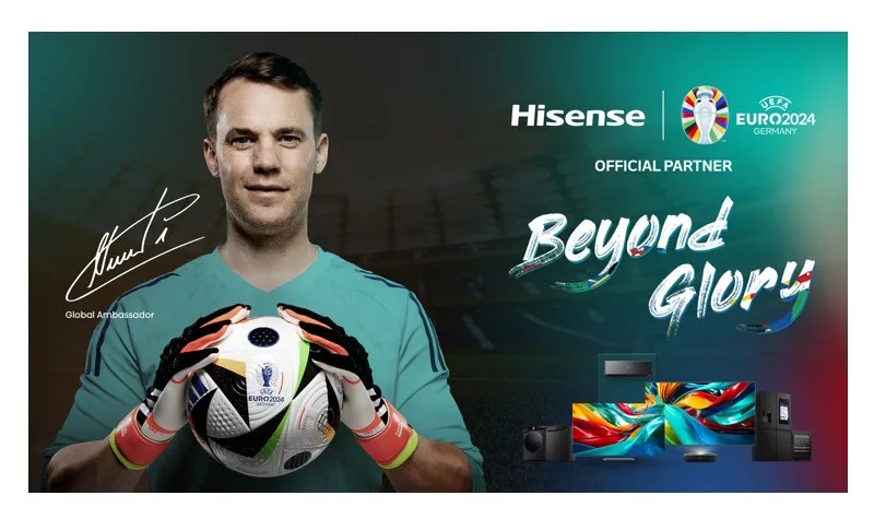 Brankářská legenda Manuel Neuer ambasadorem značky Hisense pro EURO 2024