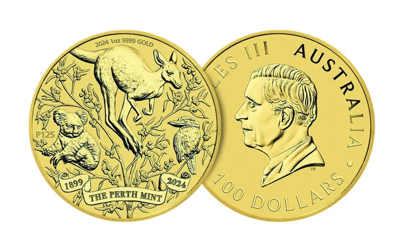 125. výročí australské mincovny Perth Mint