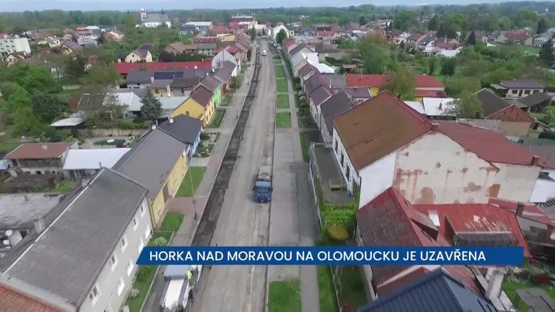  Horku nad Moravou na Olomoucku uzavřela rekonstrukce