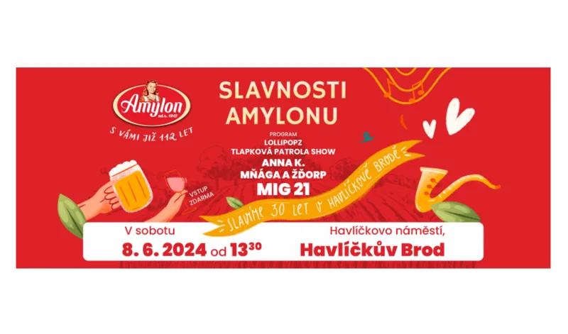 Slavnosti Amylon 8. června 2024