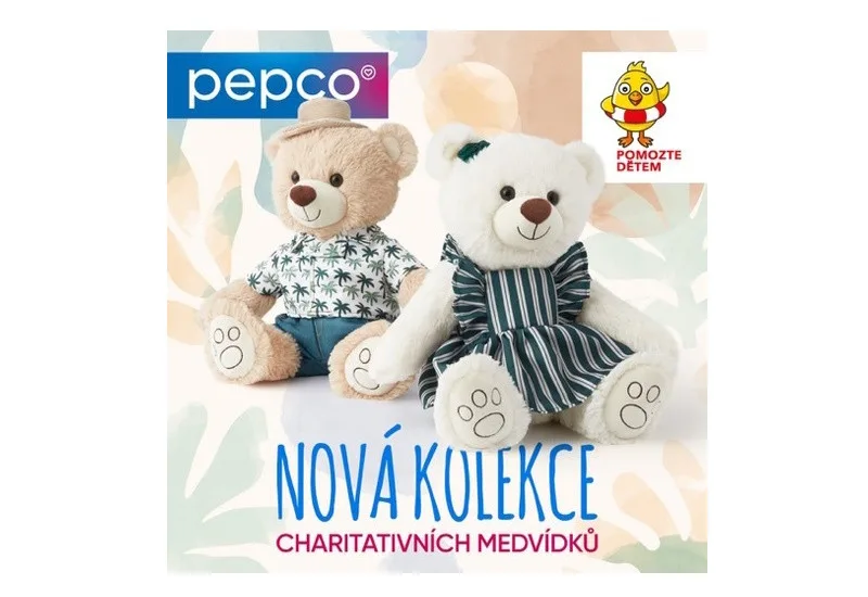 Medvídci Pepco pomáhají dětem - nová kolekce je už na pultech