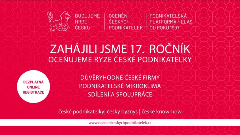 Startuje další ročník OCP, podporuje úspěšné ženy v byznysu