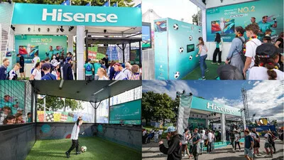 Společnost Hisense umocňuje nadšení z šampionátu UEFA EURO 2024™ zřízením poutavých zón pro fanoušky
