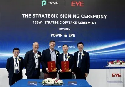 Společnost EVE Energy se podle dat společnosti InfoLink Consulting za první čtvrtletí 2024 dostala na druhé místo v žebříčku dodávek článků pro ukládání energie