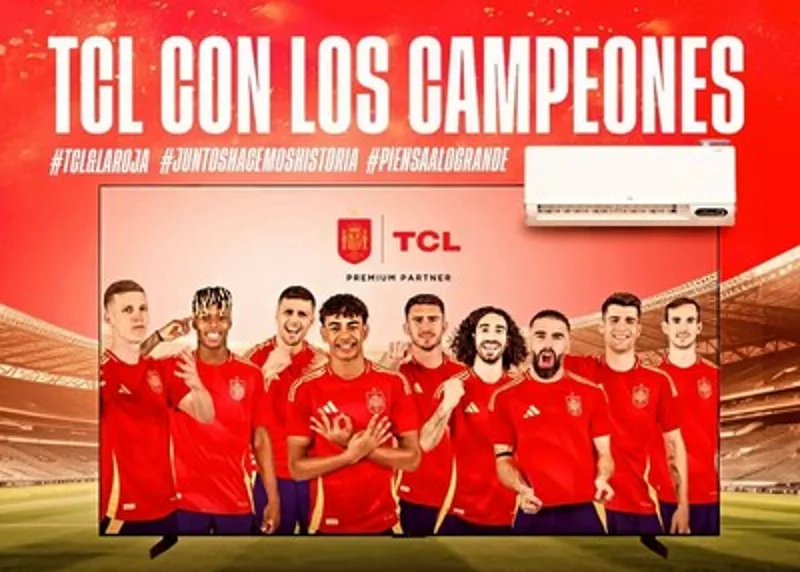 Gratulace pro La Roja - TCL oslavuje čtyřnásobné mistrovství španělské fotbalové reprezentace