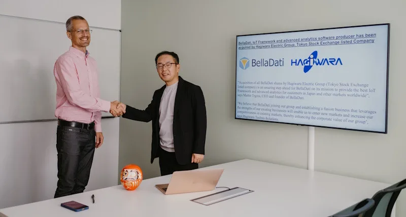 Hagiwara Electric Group, společnost obchodovaná na tokijské burze, koupila BellaDati, výrobce IoT Frameworku a pokročilé analytické softwarové platformy