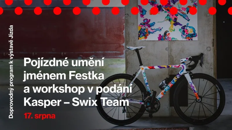 Výstava Jízda v EPO1 zve na odpoledne s Festkou a umělcem Karlem Štědrým
