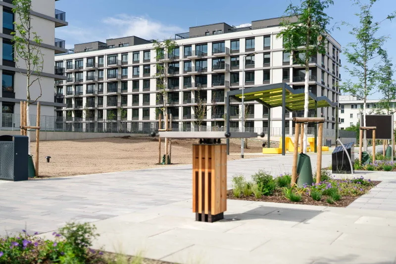 Obermeyer Helika oznamuje dokončení a kolaudaci první etapy projektu Kolbenova park ve Vysočanech