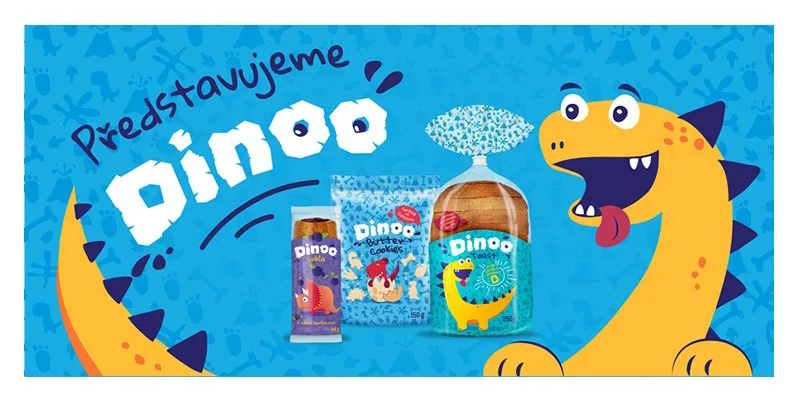Z animovaného seriálu Dinoo se vyklubala nová značka dětských potravin od Penamu. Za její kreativou i TikTokem stojí komunikační agentura Blueglue