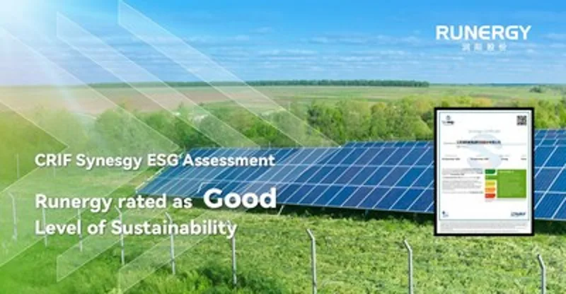 Společnost Runergy získala v hodnocení ESG prostřednictvím platformy Synesgy výsledek Velmi dobrá úroveň udržitelnosti
