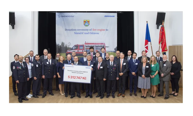 Daewoo E&amp;C podniká aktivní kroky při návštěvě Třebíčska