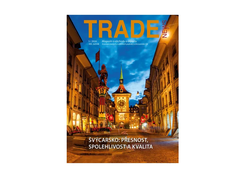 Nové TRADE NEWS cílí v duchu státní návštěvy prezidenta Petra Pavla na Švýcarsko