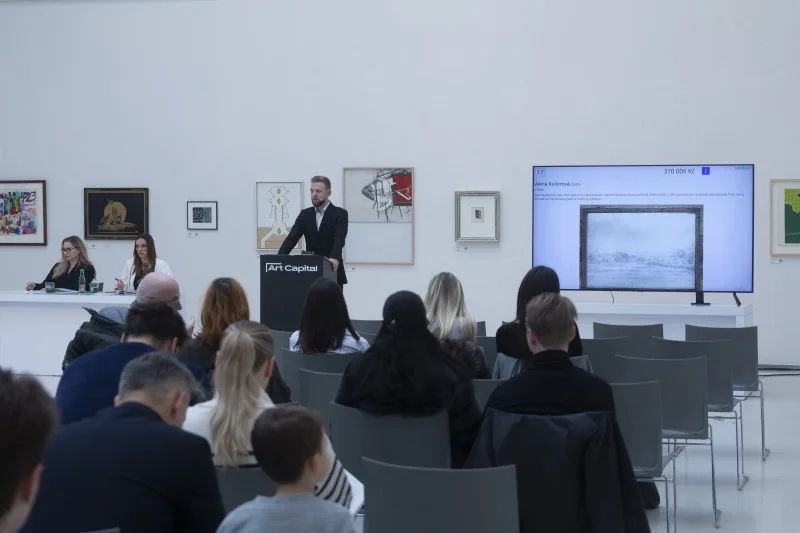 Třetí sálová aukce Art Capital v Mánesu nabídla mimořádná díla Sopka, Kučerové, Kolářové, Toyen, Zoubka a dalších