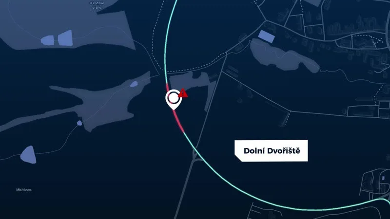 Křižovatka na silnici I/3 u Dolního Dvořiště patří mezi riziková místa jihočeských silnic, řidiči tu nedodržují rychlost