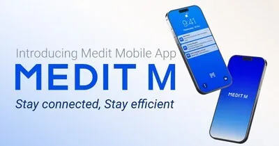Společnost Medit uvádí na trh mobilní aplikaci MEDIT M, která přináší revoluci v digitálních pracovních postupech v zubním lékařství