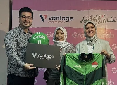 Nadace Vantage podporuje společnost Grab Indonesia v posilování postavení partnerských řidiček